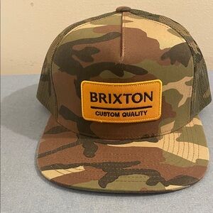 Brixton Woodland Camo Trucker Hat